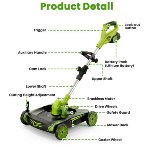 Mythooss ELECTRIC WEED WACKER & EATER